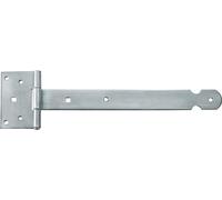 Connex DYB2901151 Cross Hinge 300 x 38 x 70 mm Heavy & Stable Galvanised/Gate Hinge/Hinge/Fitting for Gates & Doors / DYB2901151