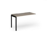 Connex Goal-Post 1200 x 600 x 725mm Single Add On Bay - Black Frame / Nebraska Oak Top
