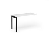 Connex Goal-Post 1200 x 600 x 725mm Single Add On Bay - Black Frame / White Top