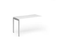 Connex Goal-Post 1200 x 600 x 725mm Single Add On Bay - Silver Frame / White Top