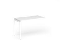 Connex Goal-Post 1200 x 600 x 725mm Single Add On Bay - White Frame / White Top