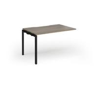Connex Goal-Post 1200 x 800 x 725mm Single Add On Bay - Black Frame / Nebraska Oak Top