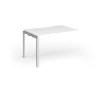 Connex Goal-Post 1200 x 800 x 725mm Single Add On Bay - Silver Frame / White Top
