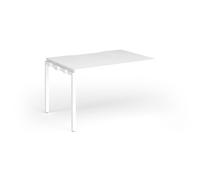 Connex Goal-Post 1200 x 800 x 725mm Single Add On Bay - White Frame / White Top
