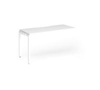 Connex Goal-Post 1400 x 600 x 725mm Single Add On Bay - White Frame / White Top