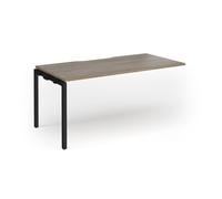 Connex Goal-Post 1600 x 800 x 725mm Single Add On Bay - Black Frame / Nebraska Oak Top