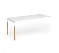 Connex Goal-Post Wooden 1800 x 800 x 725mm Single Add On Bay - White Frame / White Top