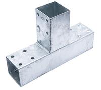 Connex HV4248 Post Connector 305 x 200 mm for 70 x 70 mm Wood, Silver