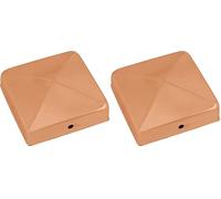 CONNEX HV4296 70 x 70mm Copper Post Caps (Pack of 2)