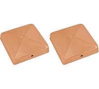 CONNEX HV4297 Post caps Copper 90x90mm, 90 x 90 mm (Pack of 2)