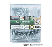 CONNEX HV4550 5 x 40mm Wood Connectors Screws