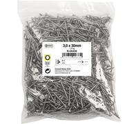 Connex KL3263030 Universal Screws 3.0 x 30 mm - 1 kg Bulk Pack - Countersunk Head - TX Drive - Full Thread - Stainless Steel/Screw Set/Screws in Bag
