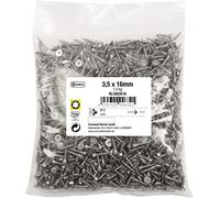 Connex KL3263516 Universal Screws 3.5 x 16 mm - 1 kg Bulk Pack - Countersunk Head - TX Drive - Full Thread - Stainless Steel/Screw Set/Screws in Bag