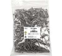 Connex KL3264540 Universal Screws 4.5 x 40 mm - 1 kg Bulk Pack - Countersunk Head - TX Drive - Partial Thread - Stainless Steel/Screw Set/Screws in Bag