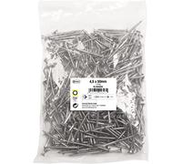 Connex KL3264550 Universal Screws 4.5 x 50 mm - 1 kg Bulk Pack - Countersunk Head - TX Drive - Partial Thread - Stainless Steel/Screw Set/Screws in Bag