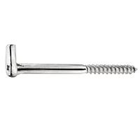 CONNEX KL5080002 Angle Screw Hooks w. Cross 5,2x50, Silver, 5,2 x 50 mm