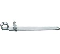 Connex Lever - 260 x 20 mm - Left & Right - with Locking Eyelet Hinge/Fitting, Gates & Doors / DYB2901441, Blue galvanised