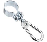 Connex Swing hook - with cuff & snap hook - Ø 50 mm - 350 kg load capacity - 2 pieces - galvanised/cuff hook/ scaffolding hook/ air swing hook/ Gautsche/DY270812, silver