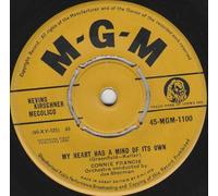 Connie Francis - My Heart Has A Mind Of It's Own - Connie Francis 7" 45