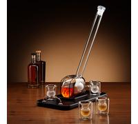 Connoisseur Creations Golf Club Decanter Set With 4 Glasses For The Ultimate Home Bar Experience Menkind Clear One Size