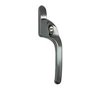 Connoisseur Offset Locking Right Hand Window Handle in Hardex Graphite Finish & Dimensions 168mm x 32mm x 97mm