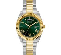 Connoisseur Stainless Steel Watch- male- Guess- Watches- Green- ONE SIZE- Accessories ONE SIZE