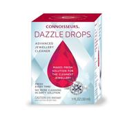 Connoisseurs Dazzle Drops Advanced Jewellery Cleaner Concentrate - 1 Fl Oz 30Ml Formula For Gold, Platinum & Precious Stones