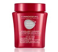 Connoisseurs Silver Cleaner for Jewellery | 236ml Silver Polish Jewelery Cleaner | Silver Dip Jewellery Cleaning for Necklaces, Rings & Earrings | Clean, Shine & Protect