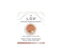 Connoisseurs Rose Gold-tone Secure Earring Backs LOX 2RGDP -