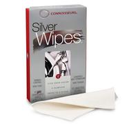 Connoisseurs Silver Wipes 6 X 7 Inch, 10 Pack Disposable Dry Wipes For Quick, Tarnish Removal And Shine