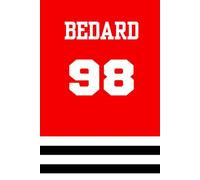 Connor Bedard Jersey Notebook: Journal for Hockey Lovers and Blackhawks Fans
