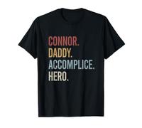 Connor Daddy Accomplice Hero Retro Style Vintage T-Shirt