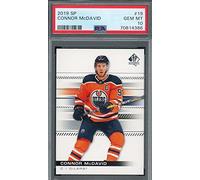 Connor McDavid 2019 Upper Deck SP Hockey Card #19 Graded PSA 10