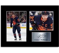 Connor McDavid Ice Hockey Player A4 Printed Signed Autograph Photo Display Mount Gift