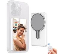 CONNOVA Phone Vlog Selfie Monitor Screen,Magnetic Mount Wireless Connection with Remote Control,1080P Wireless Recording,Rear Camera for Selfie Vlog Live Stream,Compatible with iPhone/Android
