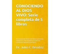 CONOCIENDO AL DIOS VIVO: Serie completa de 5 libros: Un Devocional de 150 Días para Vencer la Ansiedad, Encontrar Paz en la Tormenta y Fortalecer tu ... para profundizar en la comunión con Dios)