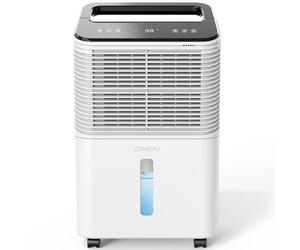 CONOPU Dehumidifier 16L/Day, Ultra-quiet Dehumidifier for Bedroom, Intelligent Central Control, Auto Mode, Humidity Indicator Light, 24H Timer, Laundry Drying,Dehumidifiers for Home,Effective,Powerful