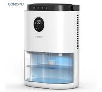 CONOPU Dehumidifier CS02 Black, 2300ml Large Capacity, for Home Bedroom Bathroom Closet (Covers up to 5-15㎡).