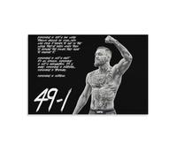 Conor McGregor Motivational BOXING Poster Decorative Painting Canvas Wall Posters And Art Picture Print Modern Family Bedroom Decor Posters 08x12inch(20x30cm)