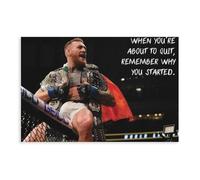 CONOR MCGREGOR NOTORIOUS MMA Canvas Poster Wall Art Decor Print Picture Paintings for Living Room Bedroom Decoration 12x18inch(30x45cm)