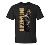 Conor McGregor The King of Fighting T-Shirt Black Unisex Men Tees Black M