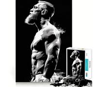Conor McGregor White Adult Jigsaw Puzzle1000 Pieces Brain Think, Sharp Detail, Real Challenge, Home Accent (38x26cm)