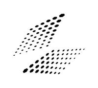 Conpert Car Stickers for VW ID.3 GTX, 2Pcs Car Body C Pillar Stickers Dots Style DIY Vinyl Film Decor Decals