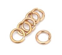 CONPHERON Brass Spring Washers Elastic Washer Wave Spring Split Lock Washer (M8,12 pcs)