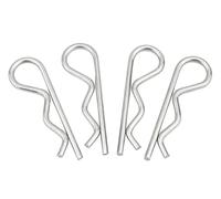 CONPHERON Cotter Pins R Clips Split Pins Carbon Steel Cotter Pin M4×75mm, 10 pcs