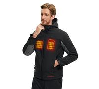 CONQUECO Heated Jacket Electric Hoodie Jacket With Battery Pack (UK, Alpha, XL, Regular, Regular, Men)