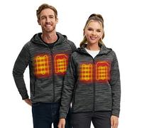 CONQUECO Unisex Heated Activewear Jacket: Slim Fit Electric USB Heating Gilet in Winter Warm -Heated Body Warmer with 3 Temperature Levels - Washable - Battery not Included(M)