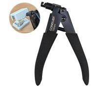 CONQUER 10mm Plastic Trunking Notching Pliers - Manual Edge Nibbling Tool for Surface-Mounted Pattress Boxes - Precision Electrician Cable Entry Cutter
