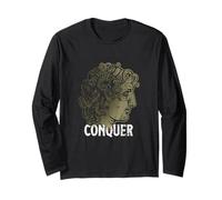 Conquer Alexander The Great Ancient Greece Stoicism Long Sleeve T-Shirt