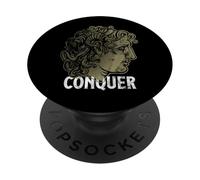 Conquer Alexander the Great Ancient Greece Stoicism PopSockets Adhesive PopGrip